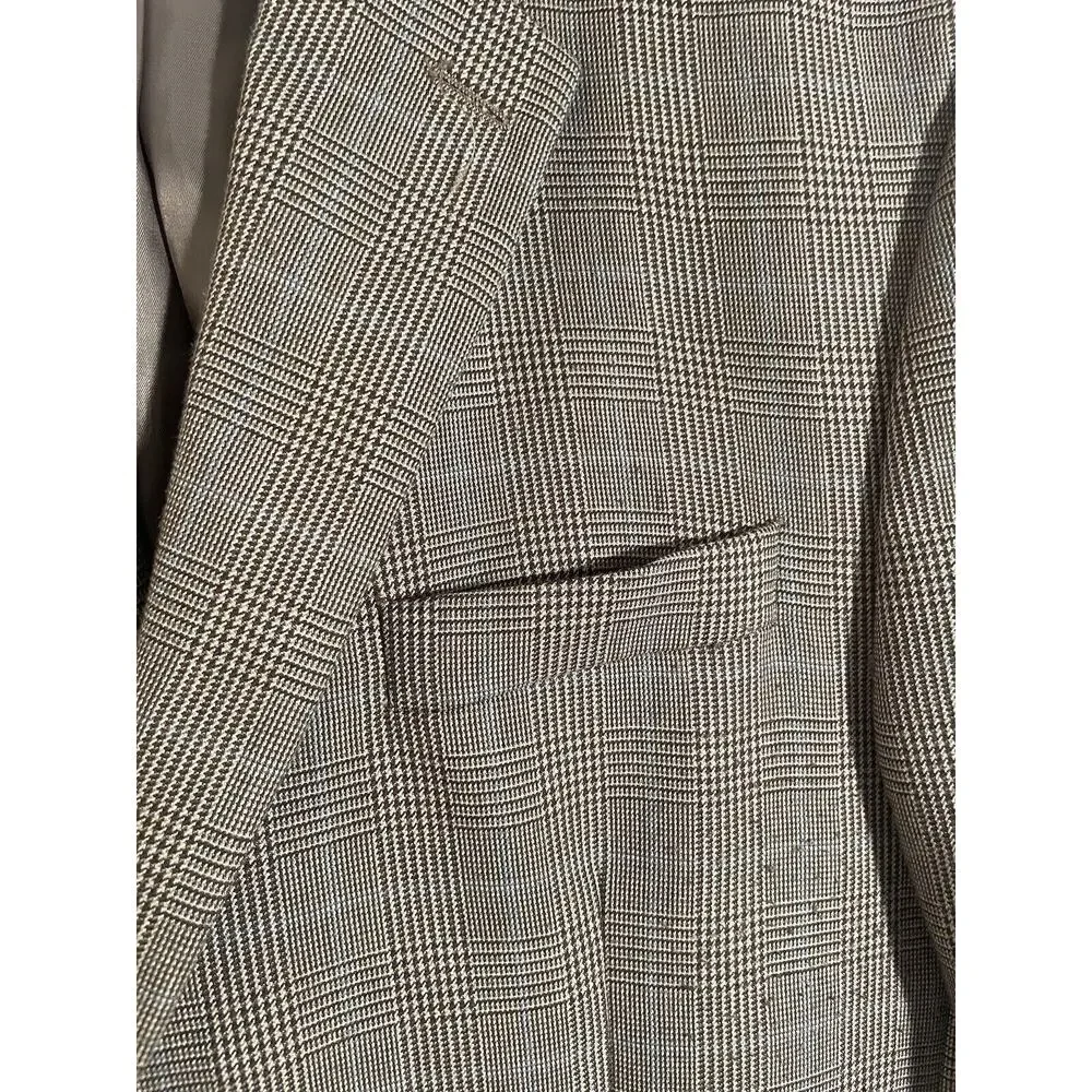 Lauren Ralph Lauren Mens Classic-Fit Ultraflex Stretch Patterned Blazer Size 42L
